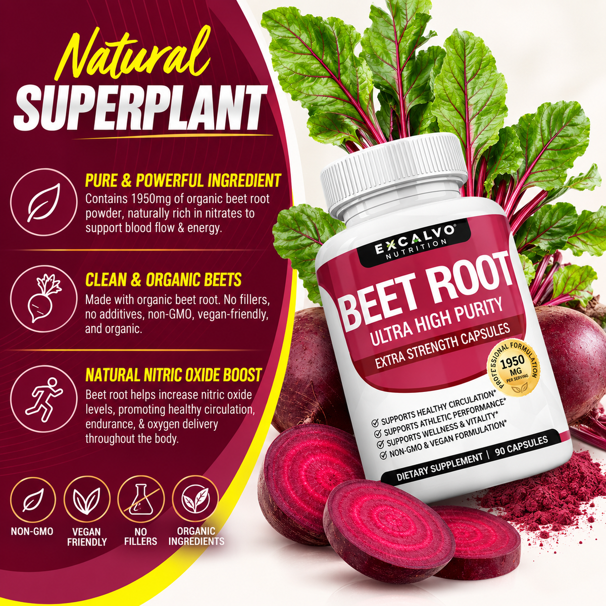 Excalvo Beetroot Capsules