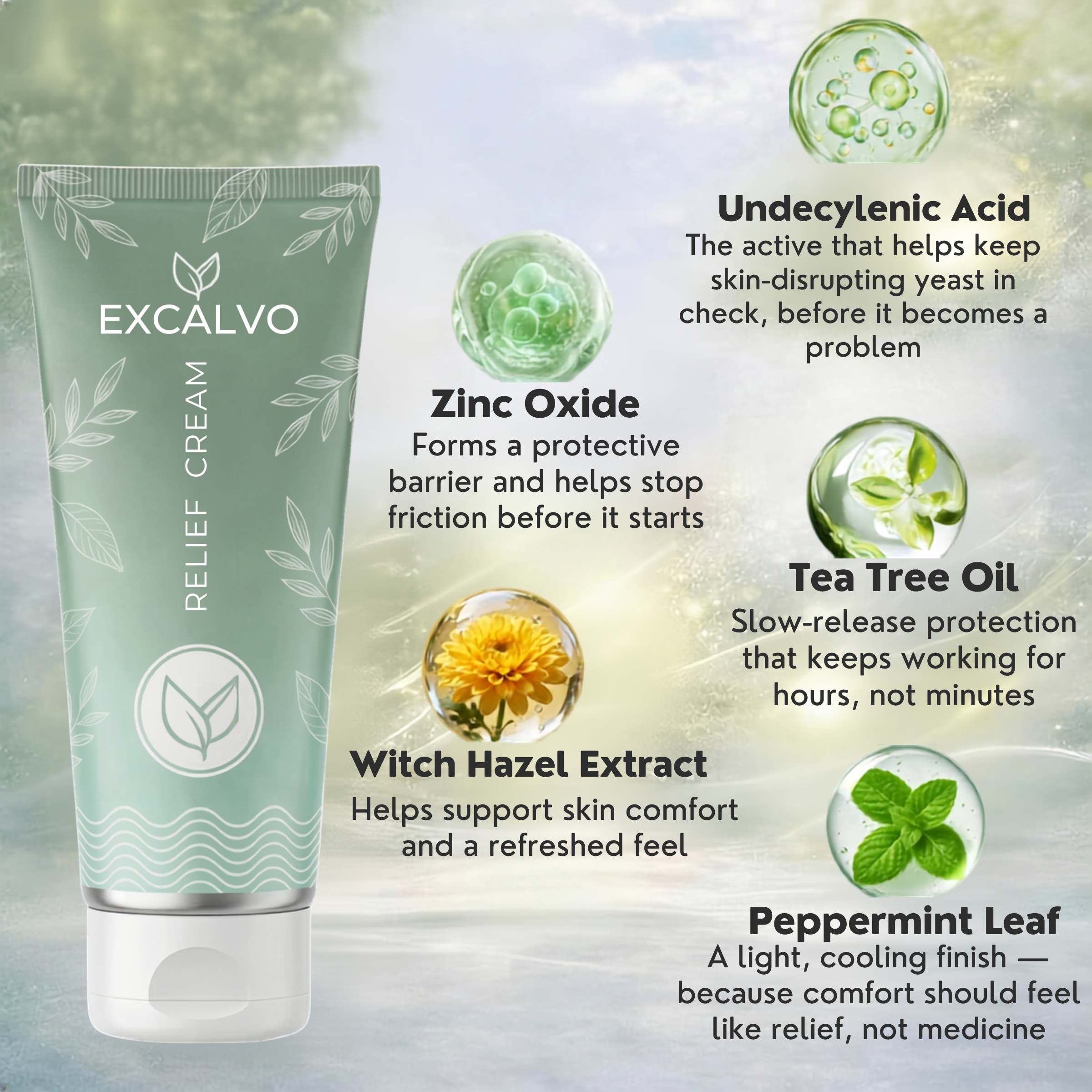 Excalvo Intertrigo Relief Cream